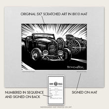 Load image into Gallery viewer, Original 32 Ford Roadster Hot Rod Art &quot;Modernization&quot;
