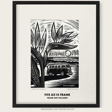 Load image into Gallery viewer, Original VW Bus Art &quot;Paradise Found #1&quot;