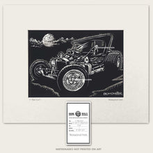 Load image into Gallery viewer, vintage t-bucket hot rod by bomonster