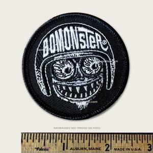 patch of bomonster avatar monster face logo