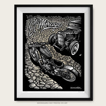 Load image into Gallery viewer, Original Hot Rod Motorcycle Art &quot;El Mirage&quot;