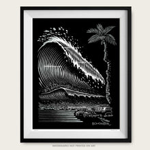 Load image into Gallery viewer, vw tsunami litho print by bomonster