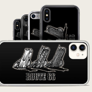 route 66 cadillac ranch iphone case by bomonster