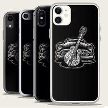 Load image into Gallery viewer, vintage gretsch electric guitar and 50s custom chevy will rock your iPhone