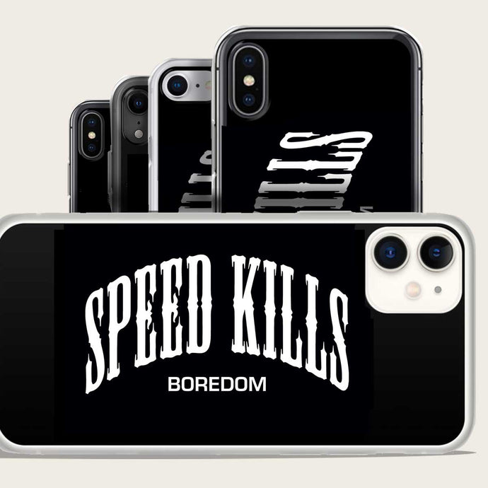 speed kills boredom iphone case by bomonster