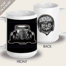 Load image into Gallery viewer, hot rod model a ford monster eyes mug by bomonster