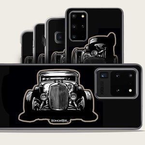 model a hot rod front on samsung galaxy phone case