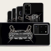 Load image into Gallery viewer, 1960 cadillac and palm trees samsung galaxy phone case by bomonster