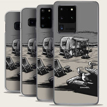 Load image into Gallery viewer, vintage trailer on beach samsung galaxy phone case