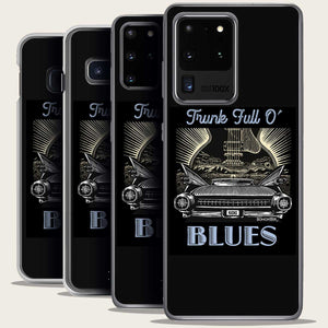 '59 cadillac and blues guitar samsung phone case by bomonster