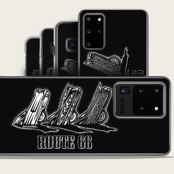 route 66 cadillac ranch samsung case by bomonster