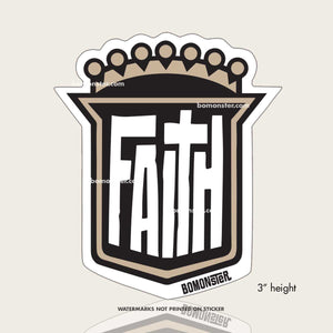 shield of faith sticker by bomonster