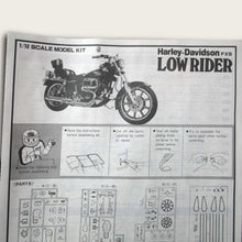 Load image into Gallery viewer, Harley-Davidson FXS Low Rider Large Scale Model Kit