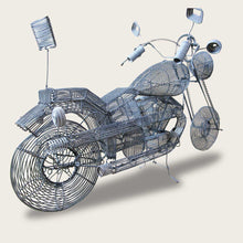 Load image into Gallery viewer, wire sculpture motorcycle art piece