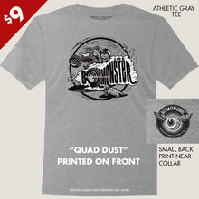 Load image into Gallery viewer, monster ATV quad rider making dust tee by bomonster