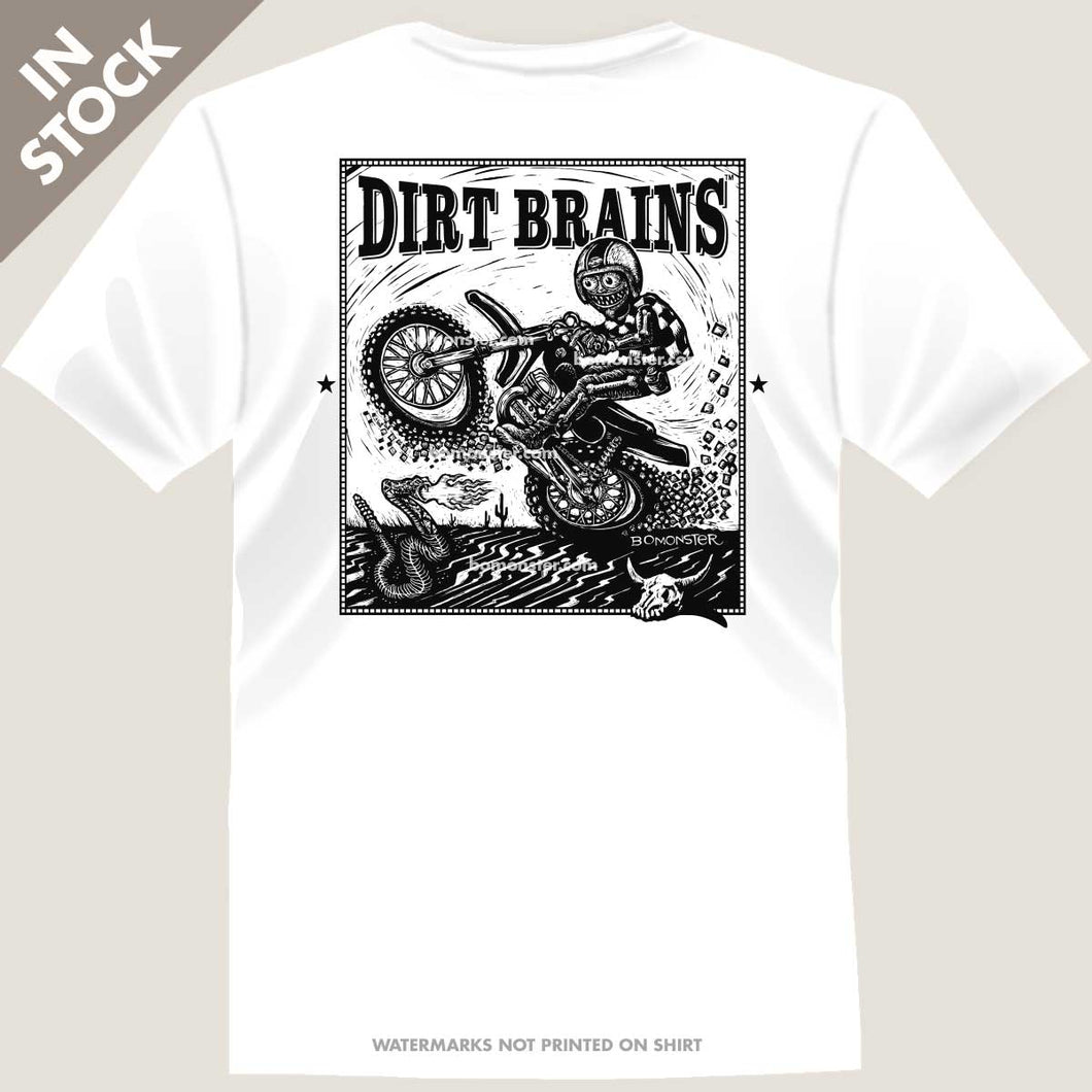Men's Dirt Bike T-Shirt "Dirt White" – BOMONSTER
