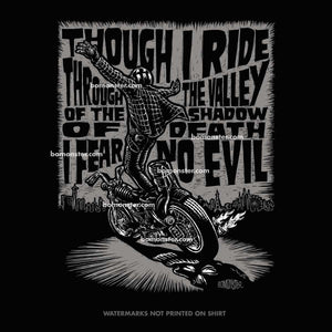 Men's Chopper Motorcycle T-Shirt "Psalm 23"