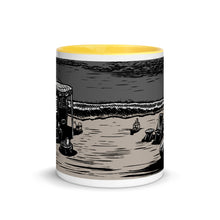 Load image into Gallery viewer, Vintage Trailer &quot;Beach Trailer&quot; 11 oz. Mug with Color Inside