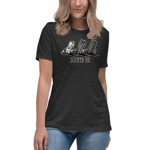 Women's Bella+Canvas Relaxed Tee "Route 66 Cadillacs"