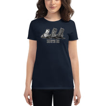 Load image into Gallery viewer, Women&#39;s Fashion Fit Tee &quot;Route 66 Cadillacs&quot;