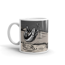 Load image into Gallery viewer, Vintage Trailer Fish Story Ceramic Mug
