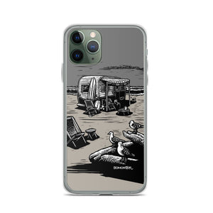 "Vintage Beach Trailer" iPhone Case