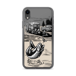 Vintage Trailer "Fish Story" iPhone Case