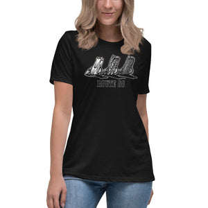 Women's Bella+Canvas Relaxed Tee "Route 66 Cadillacs"