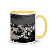 Load image into Gallery viewer, Vintage Trailer &quot;Beach Trailer&quot; 11 oz. Mug with Color Inside