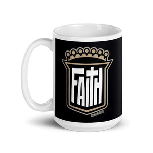 Faith Shield Ceramic Mug