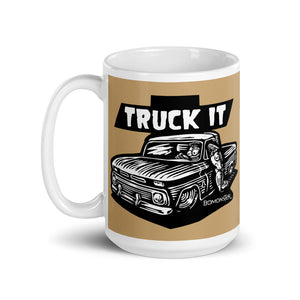 Monster Trucker Ceramic Mug "Truck It"